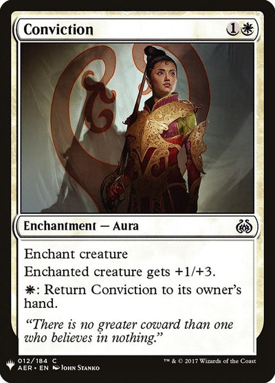 Conviction (12) [LIST]