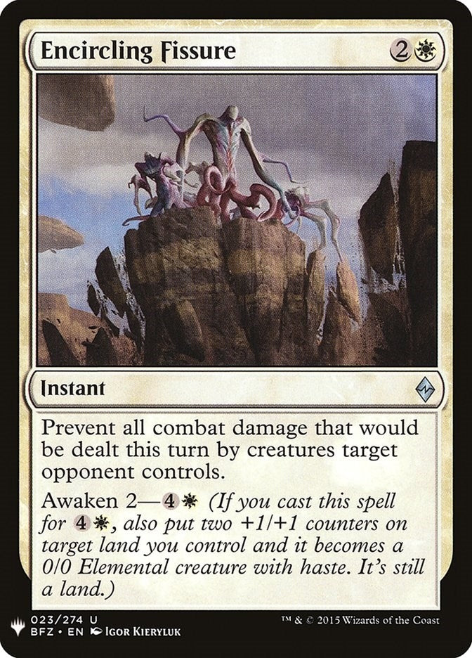 Encircling Fissure (23) [LIST] - MTG Single