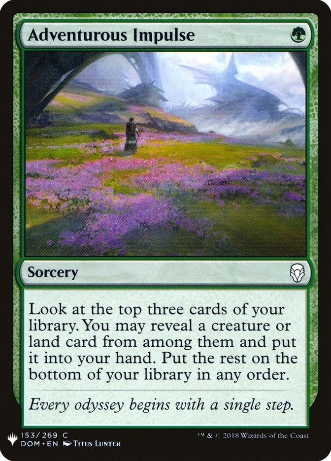 Adventurous Impulse (153) [LIST] - MTG Single