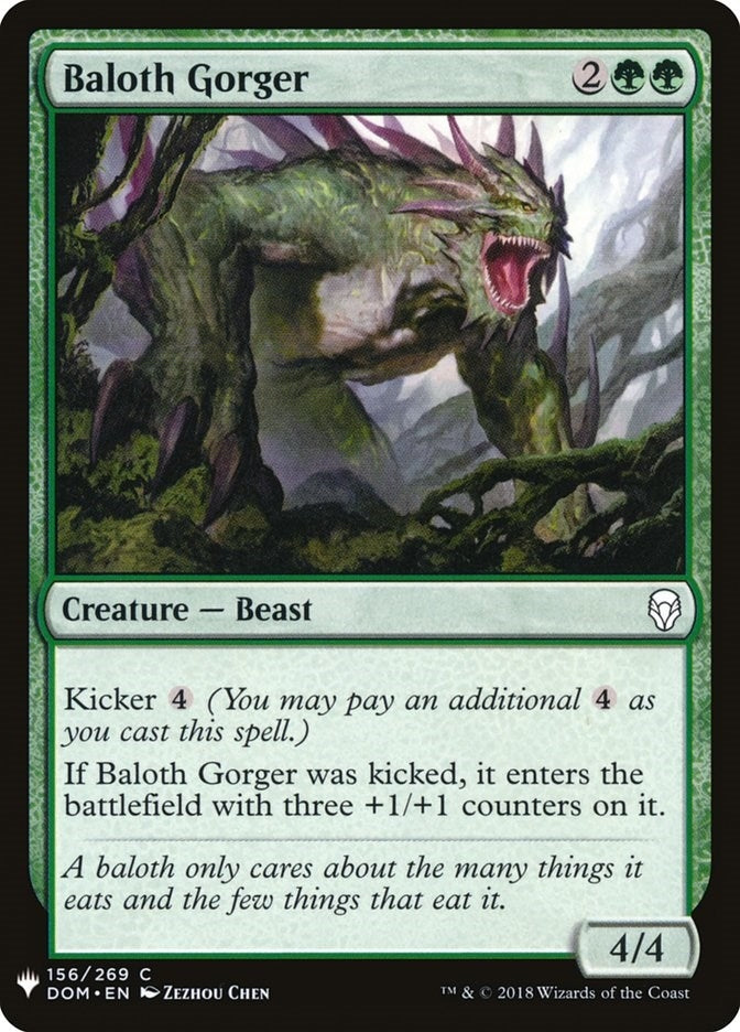 Baloth Gorger (156) [LIST] - MTG Single