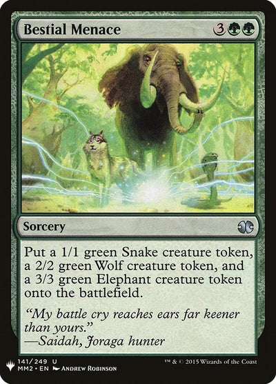 Bestial Menace (141) [LIST]