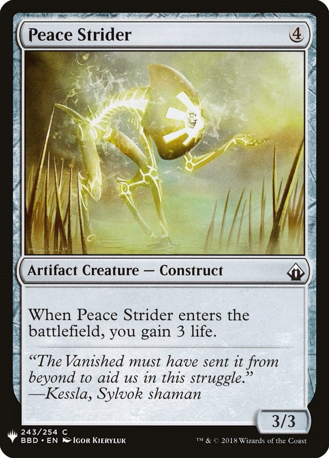 Peace Strider (243) [LIST] - MTG Single