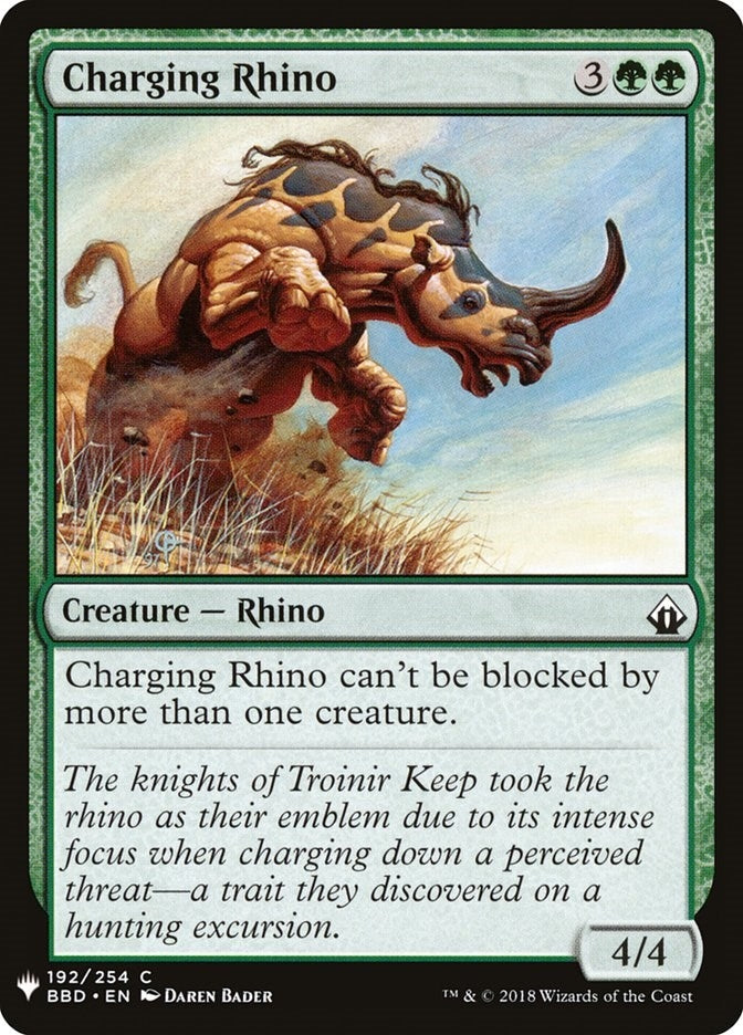 Charging Rhino (192) [LIST] - MTG Single