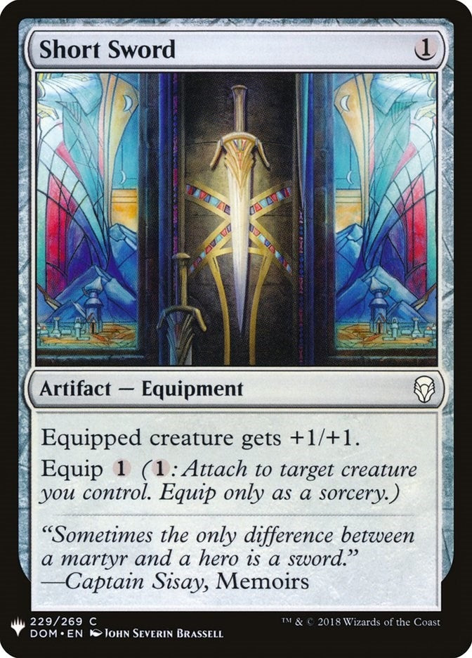 Short Sword (229) [LIST] - MTG Single