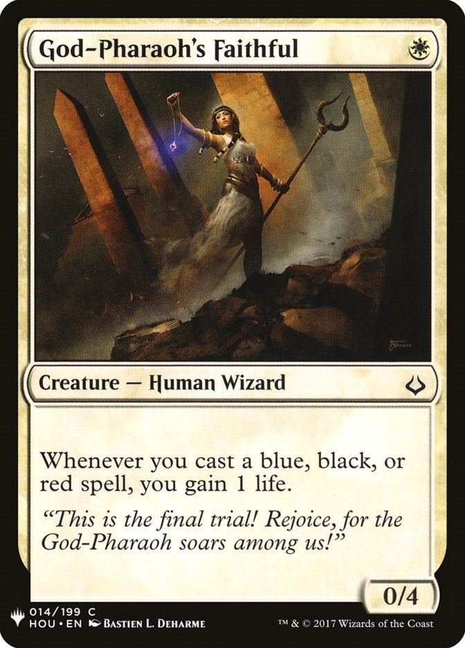 God-Pharaoh’s Faithful (14) [LIST] - MTG Single