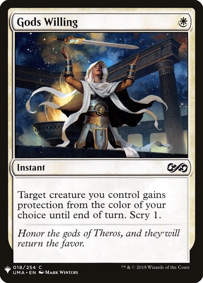Gods Willing (18) [LIST] - MTG Single