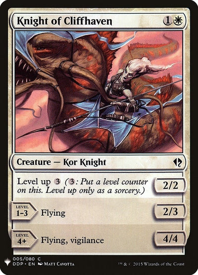 Knight of Cliffhaven (5) [LIST]