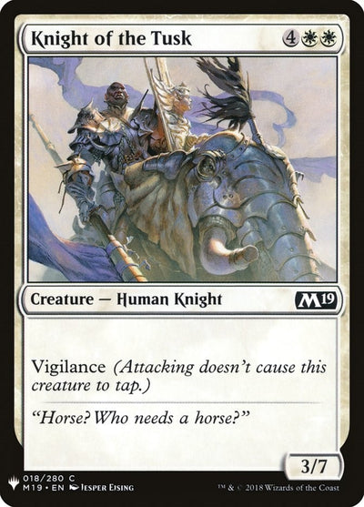 Knight of the Tusk (18) [LIST]