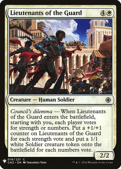 Lieutenants of the Guard (16) [LIST]