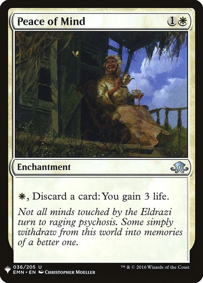 Peace of Mind (36) [LIST] - MTG Single