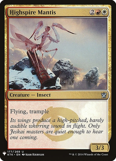 Highspire Mantis (177) [LIST]