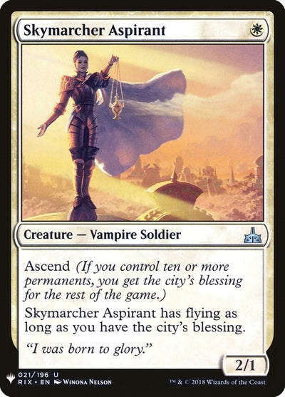 Skymarcher Aspirant (21) [LIST]