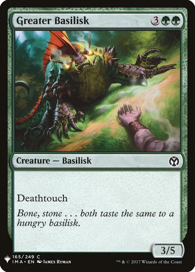 Greater Basilisk (165) [LIST] - MTG Single