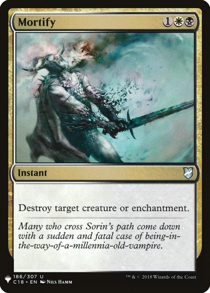 Mortify (C18) (186) [LIST] - MTG Single