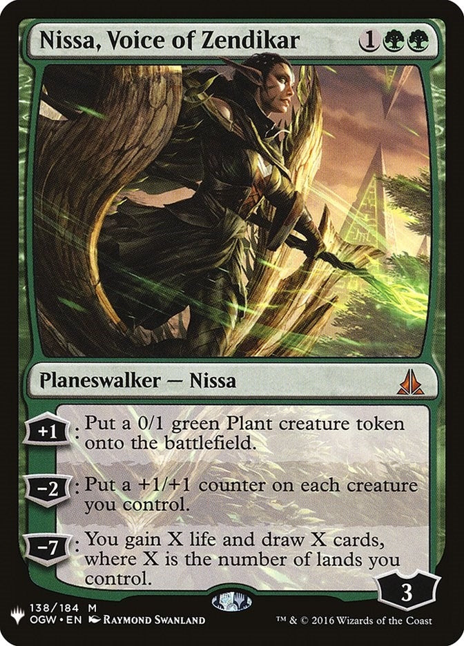 Nissa Voice of Zendikar (138) [LIST] - MTG Single