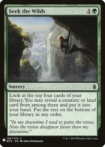 Seek the Wilds (189) [LIST]