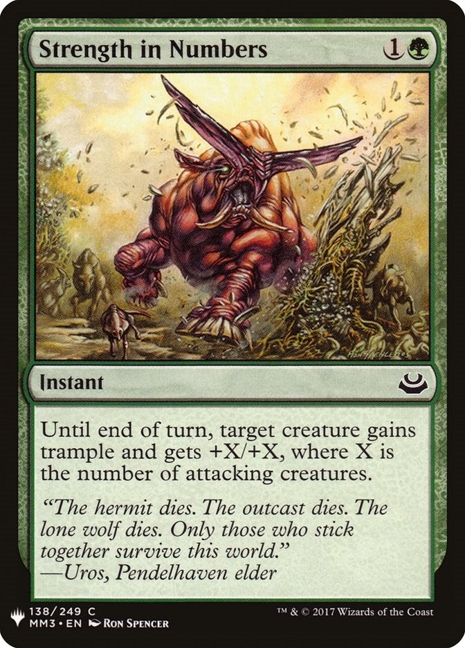 Strength in Numbers (138) [LIST] - MTG Single