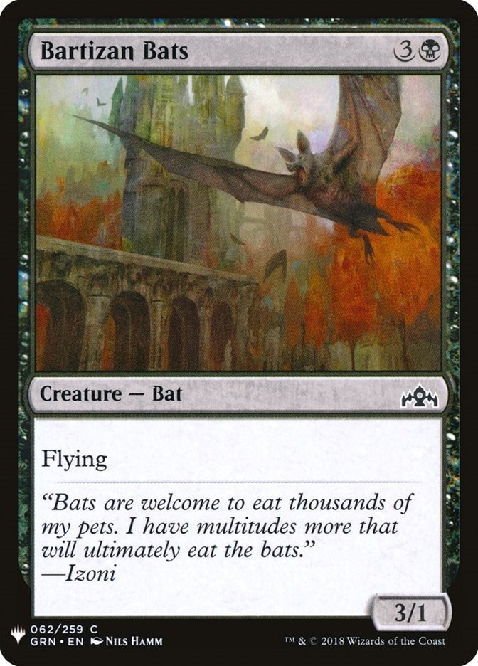 Bartizan Bats (62) [LIST] - MTG Single