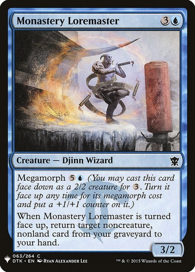 Monastery Loremaster (63) [LIST]