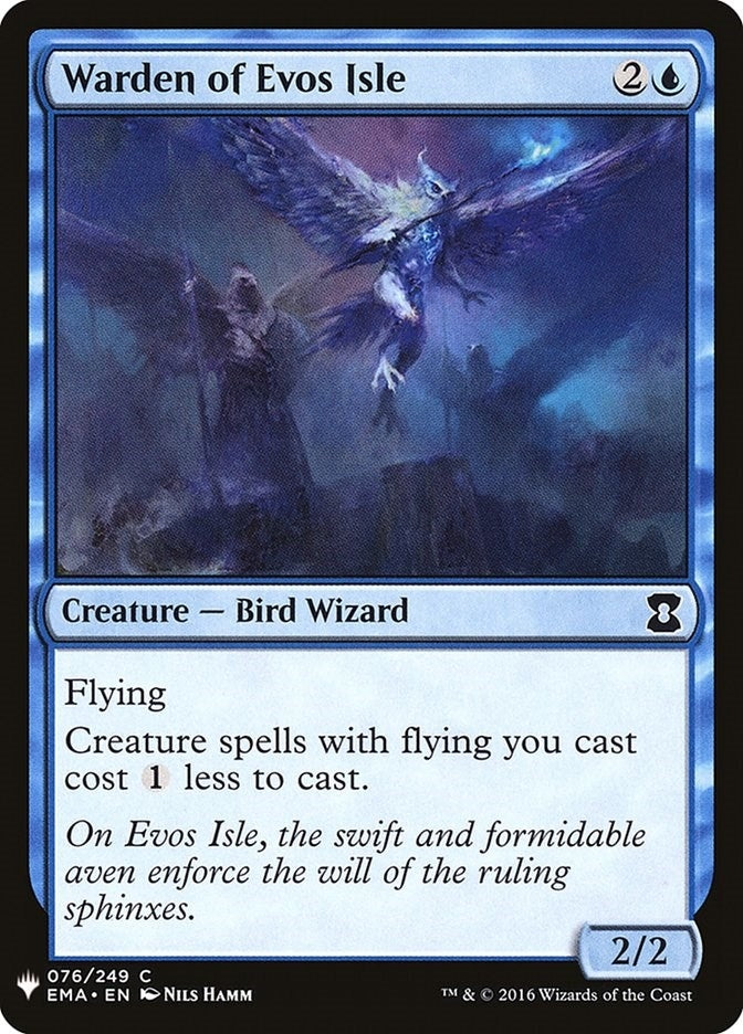 Warden of Evos Isle (76) [LIST] - MTG Single