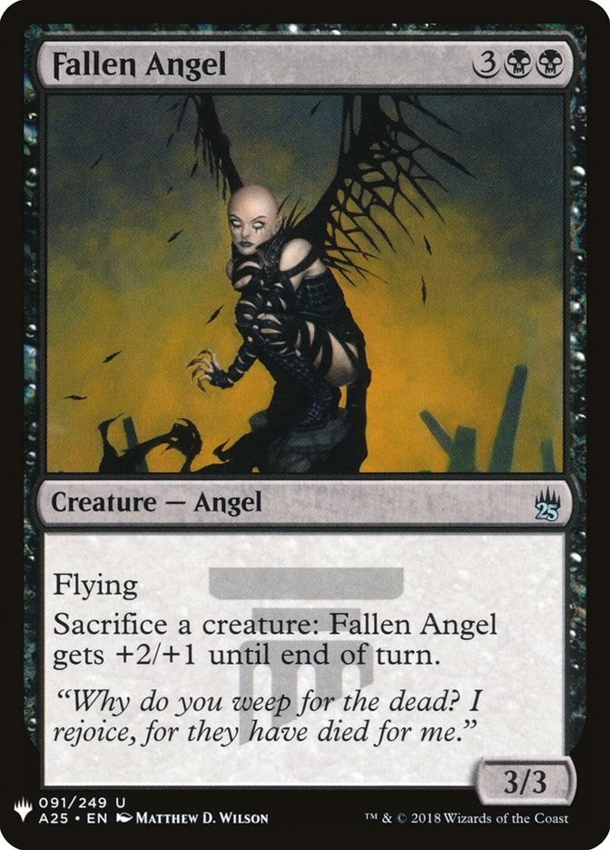Fallen Angel (91) [LIST] - MTG Single