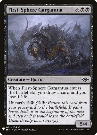 First-Sphere Gargantua (91) [LIST]