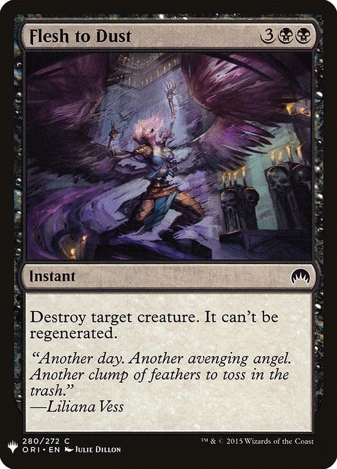 Flesh to Dust (280) [LIST] - MTG Single