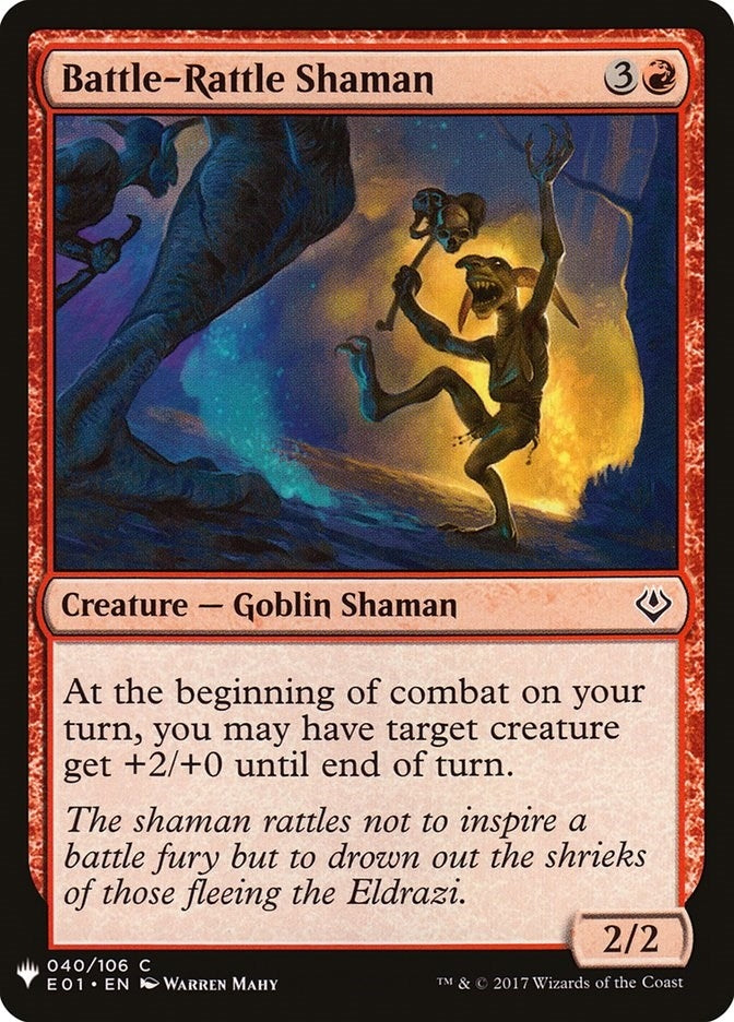 Battle-Rattle Shaman (40) [LIST] - MTG Single