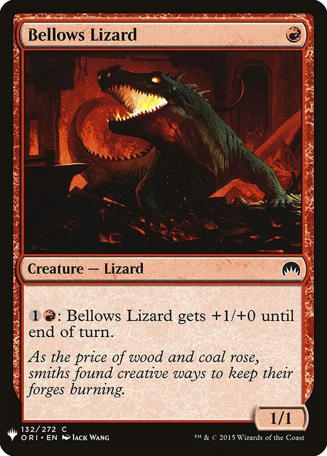 Bellows Lizard (132) [LIST] - MTG Single