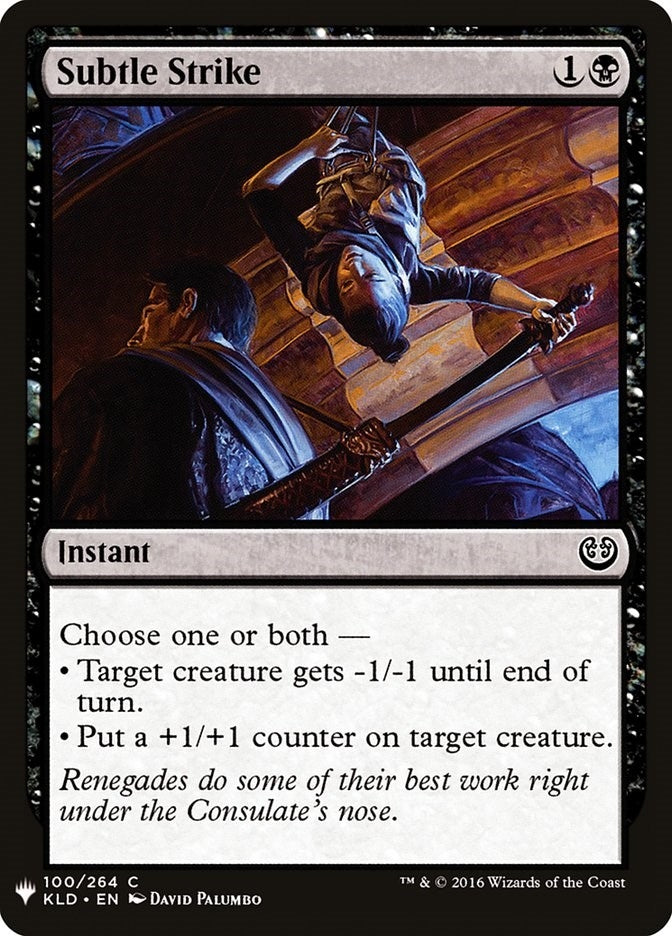 Subtle Strike (100) [LIST] - MTG Single