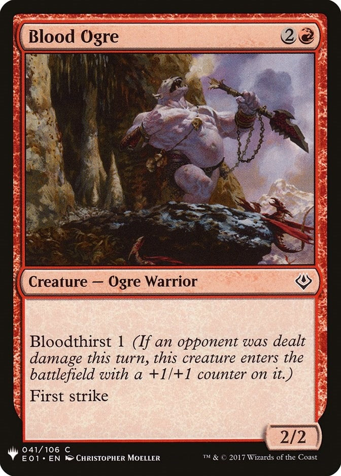 Blood Ogre (41) [LIST] - MTG Single