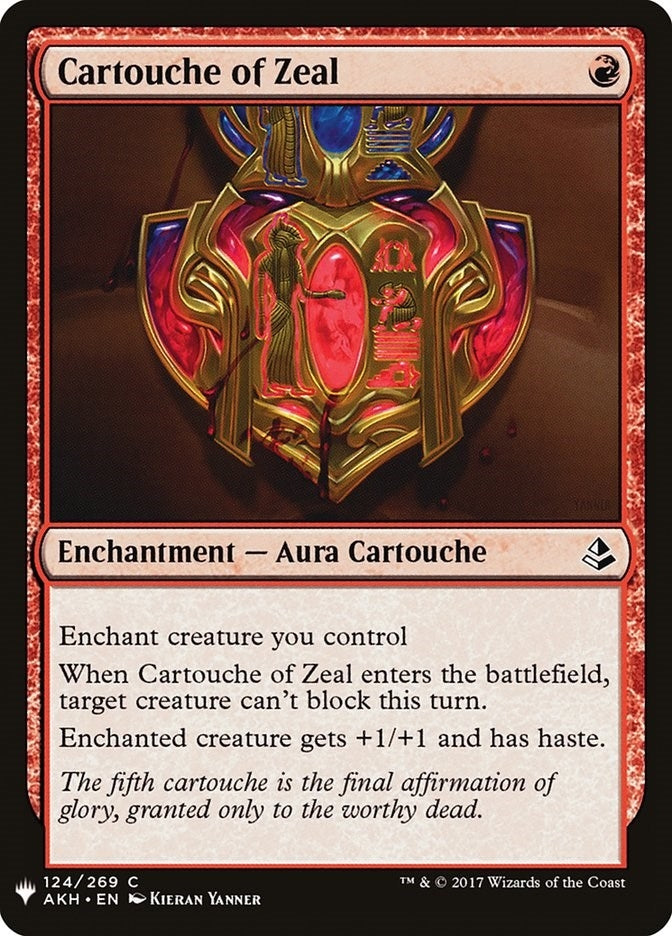 Cartouche of Zeal (124) [LIST] - MTG Single