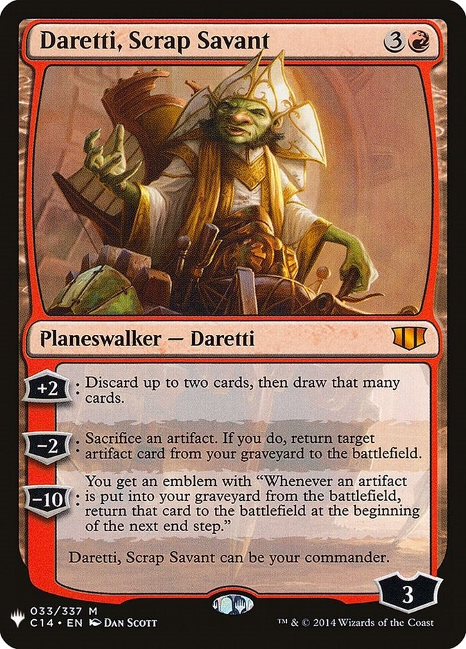Daretti Scrap Savant (C14) (33) [LIST] - MTG Single