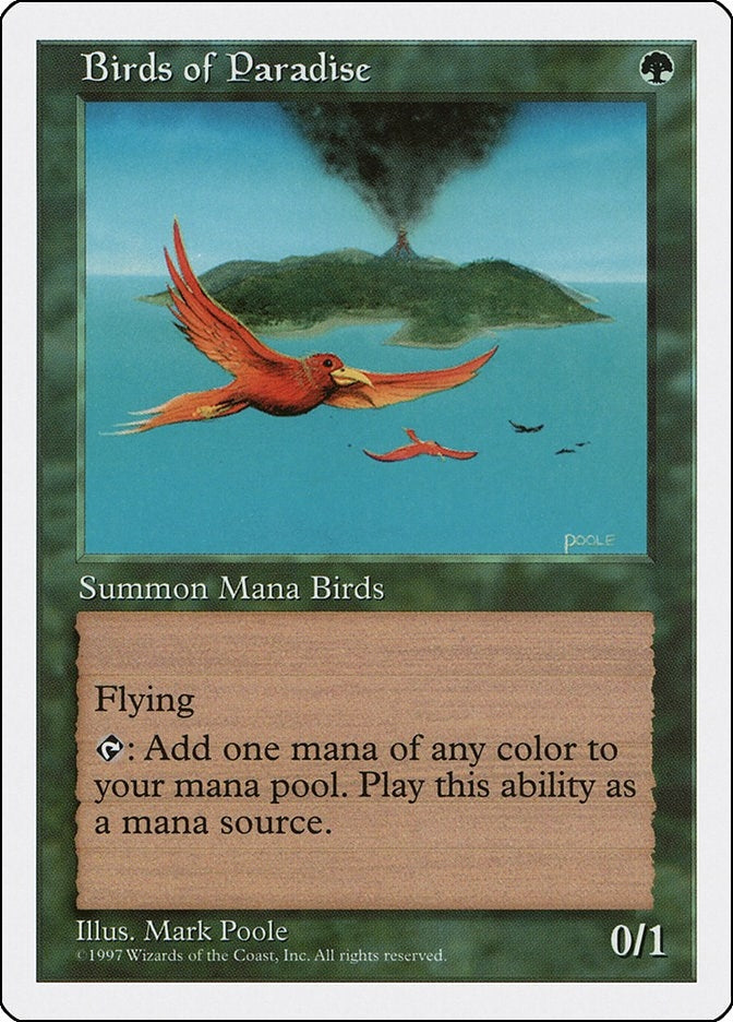 Birds of Paradise (142) [5ED] - MTG Single