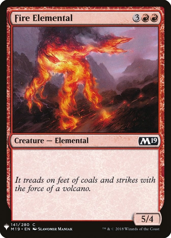 Fire Elemental (141) [LIST] - MTG Single