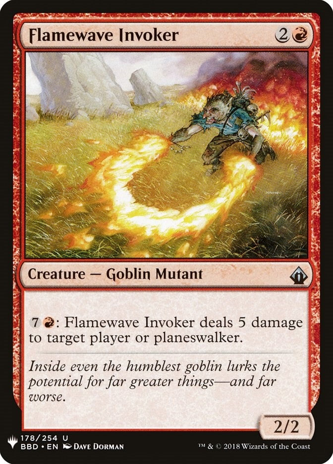 Flamewave Invoker (178) [LIST] - MTG Single