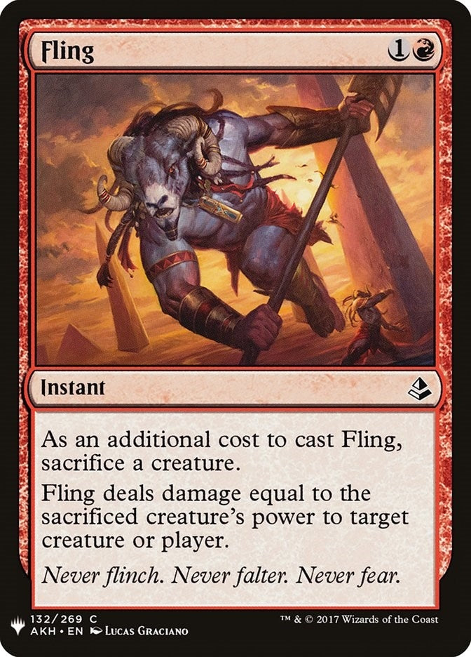 Fling (132) [LIST] - MTG Single