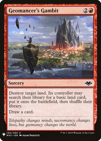 Geomancer's Gambit (125) [LIST]