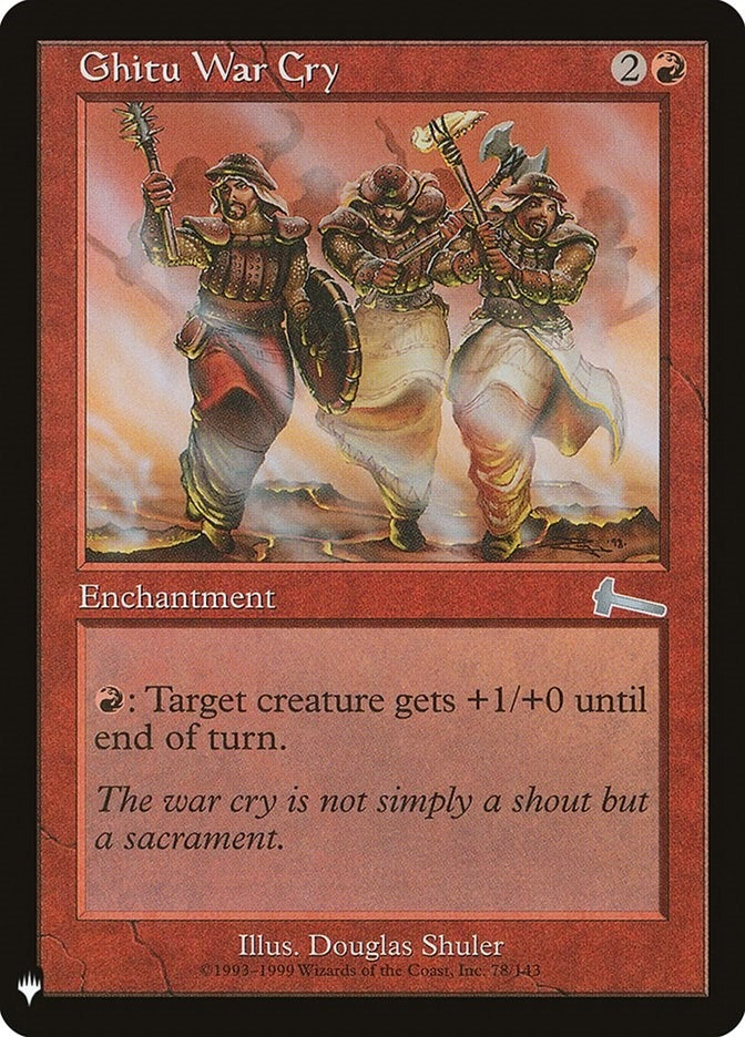 Ghitu War Cry (78) [LIST] - MTG Single