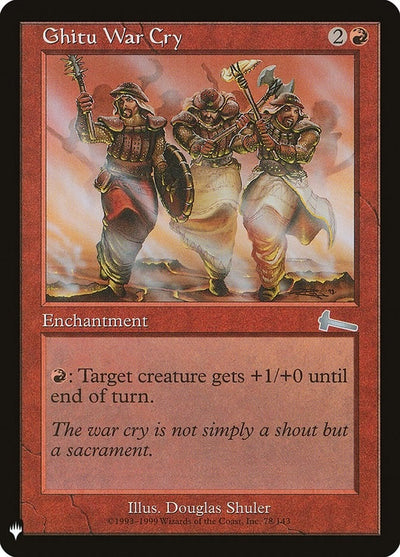 Ghitu War Cry (78) [LIST]