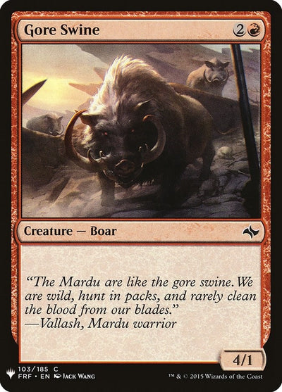 Gore Swine (103) [LIST]