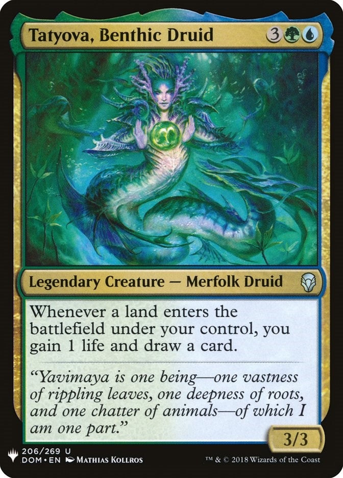 Tatyova Benthic Druid (206) [LIST] - MTG Single