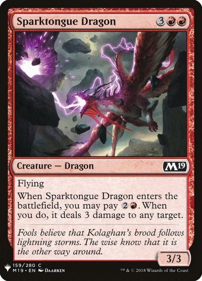 Sparktongue Dragon (159) [LIST]