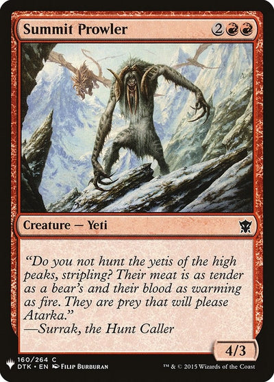 Summit Prowler (160) [LIST]