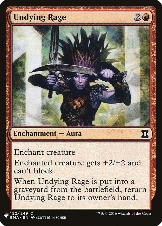 Undying Rage (152) [LIST] - MTG Single