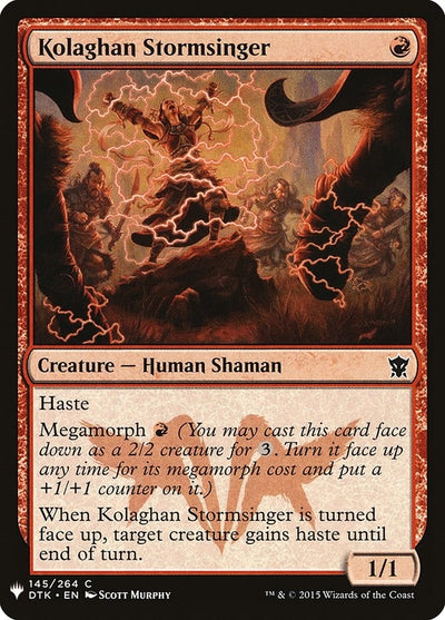 Kolaghan Stormsinger (145) [LIST]