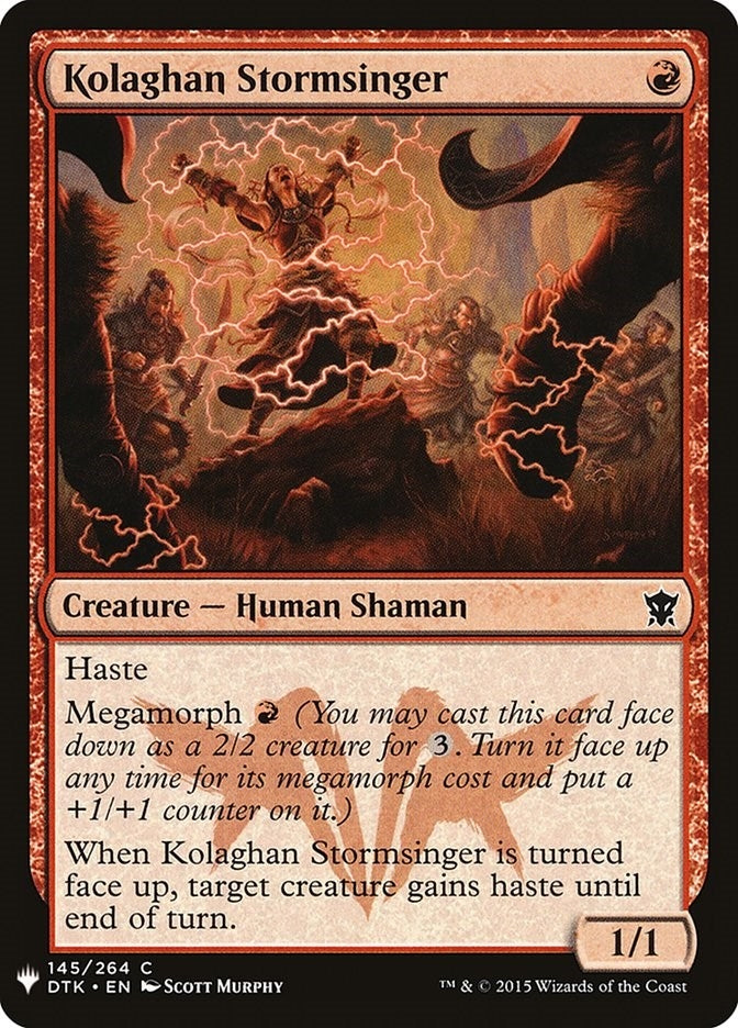Kolaghan Stormsinger (145) [LIST] - MTG Single