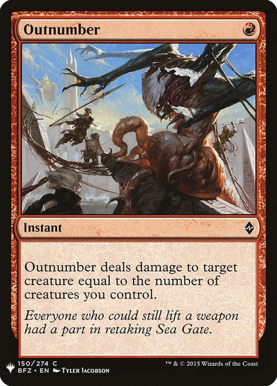 Outnumber (150) [LIST]