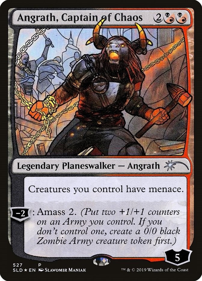 Angrath Captain of Chaos (Stained Glass) (527) [SLD] - MTG Single