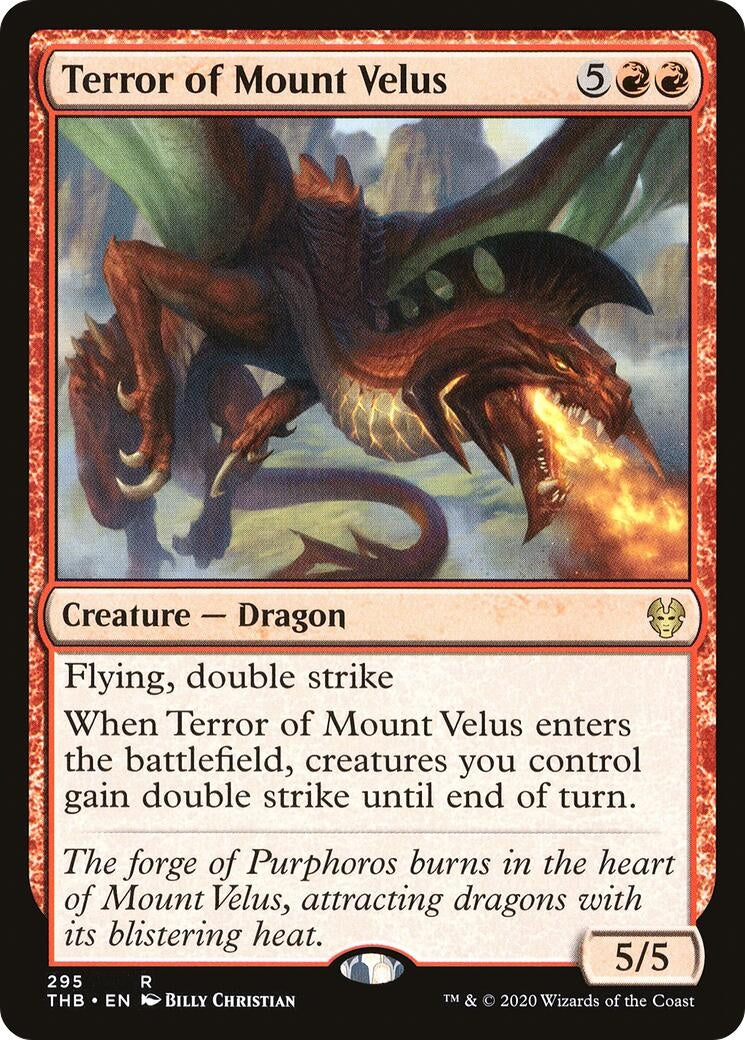 Terror of Mount Velus (295) [THB] - MTG Single
